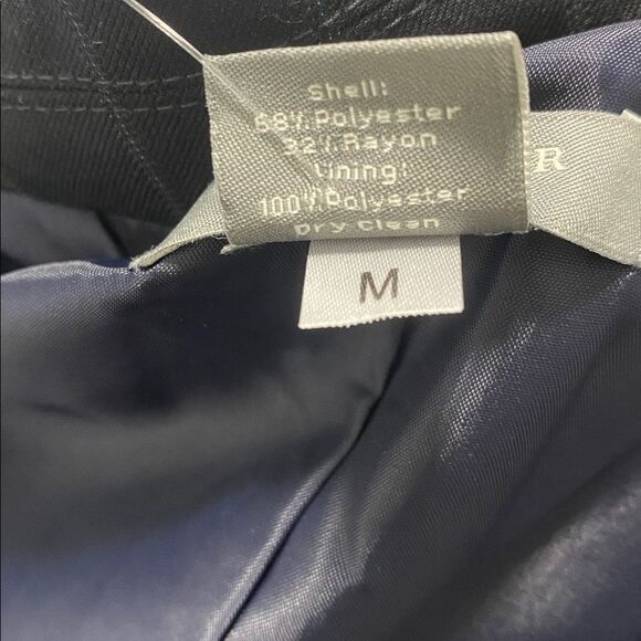 Ann Taylor Women's Pinstripe Blazer Size 8 Multicolor Petites Workwear Tailored - Picture 5 of 5